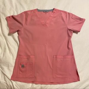 Pink Carhartt Scrub Top- Medium